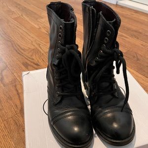 Steve Madden combat boots